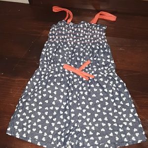 Lemon kiss toddler beach romper